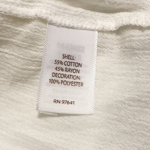 J Jill Embroidered Gauze Blouse - Picture 8 of 12